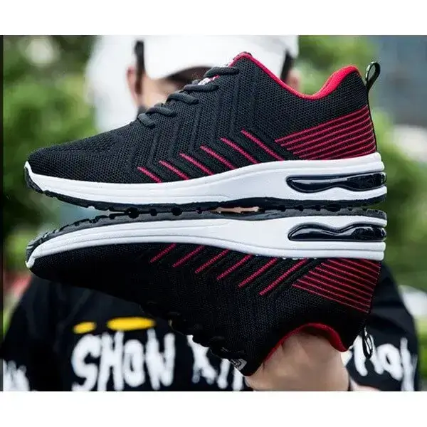 Men Spring Autumn Colorblock Mesh Breathable Platform Sneakers | Casual Fashion Shoes