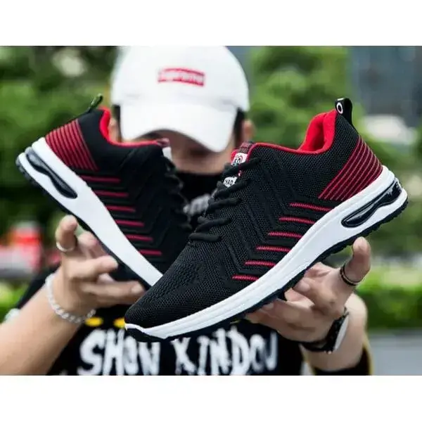 Men Spring Autumn Colorblock Mesh Breathable Platform Sneakers | Casual Fashion Shoes