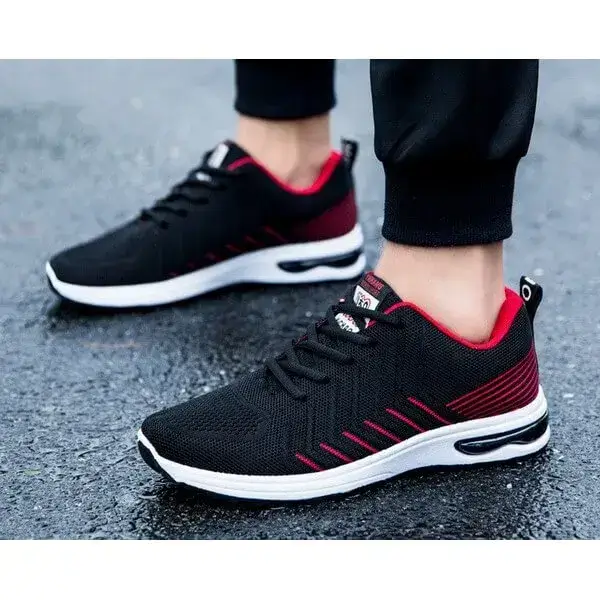 Men Spring Autumn Colorblock Mesh Breathable Platform Sneakers | Casual Fashion Shoes