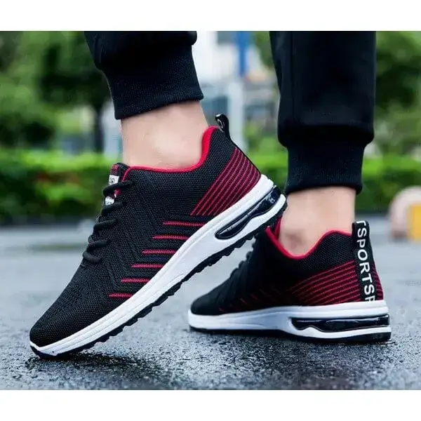Men Spring Autumn Colorblock Mesh Breathable Platform Sneakers | Casual Fashion Shoes