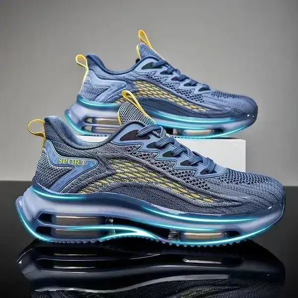Mens Casual Non-Slip Air Cushion Running Sneakers | Comfortable & Stylish
